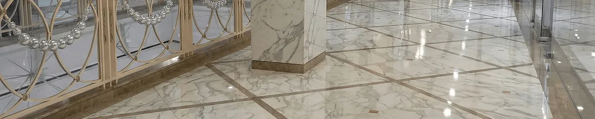 Beautiful marble floor professionally installed in Stamford, CT