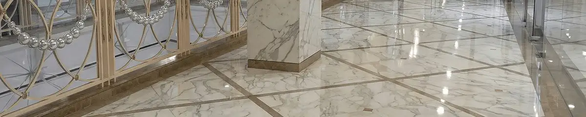Beautiful marble floor professionally installed in Stamford, CT